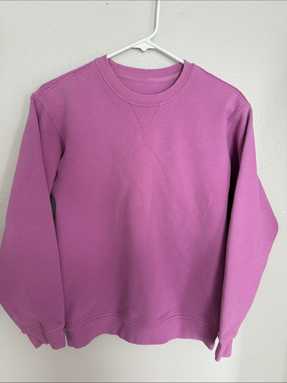 Lululemon all yours crewneck sweatshirt in magenta glow XXS